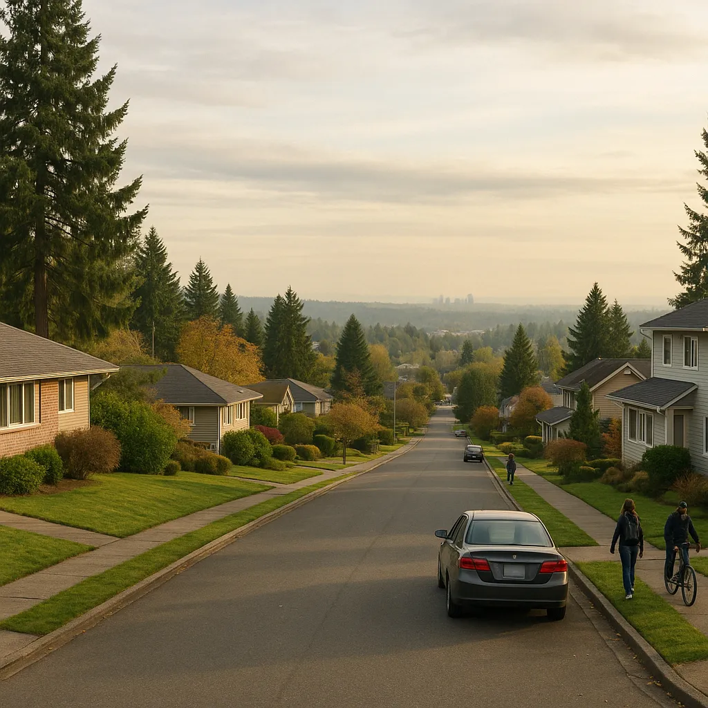 Sell my house fast in Auburn Washington - residential neighborhood street