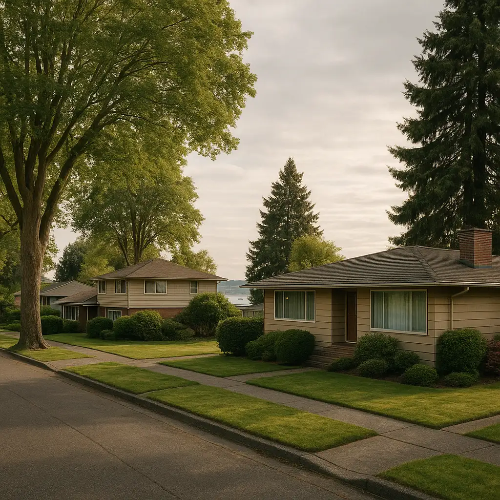 Sell my house fast Everett WA - residential neighborhood in Snohomish County