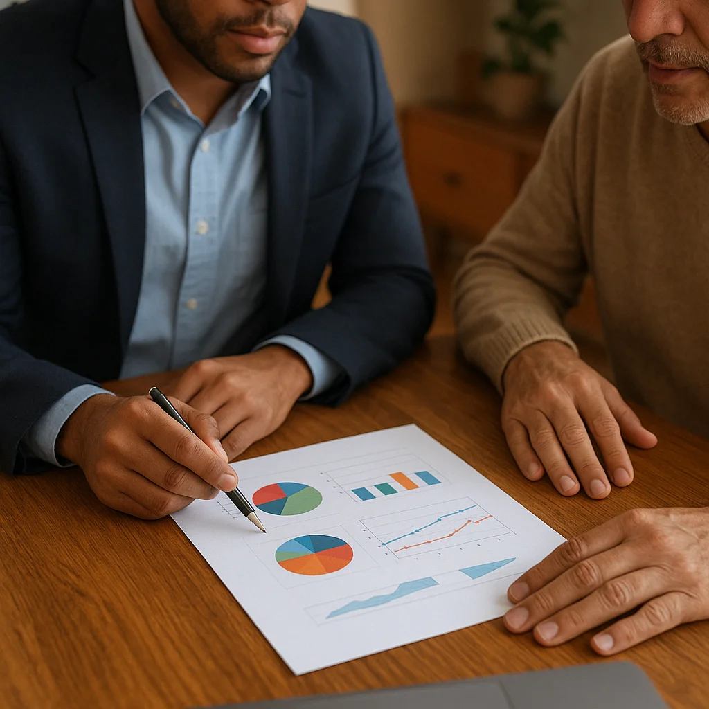 Cash home buyer in Burien Washington reviewing a fair cash offer for a house