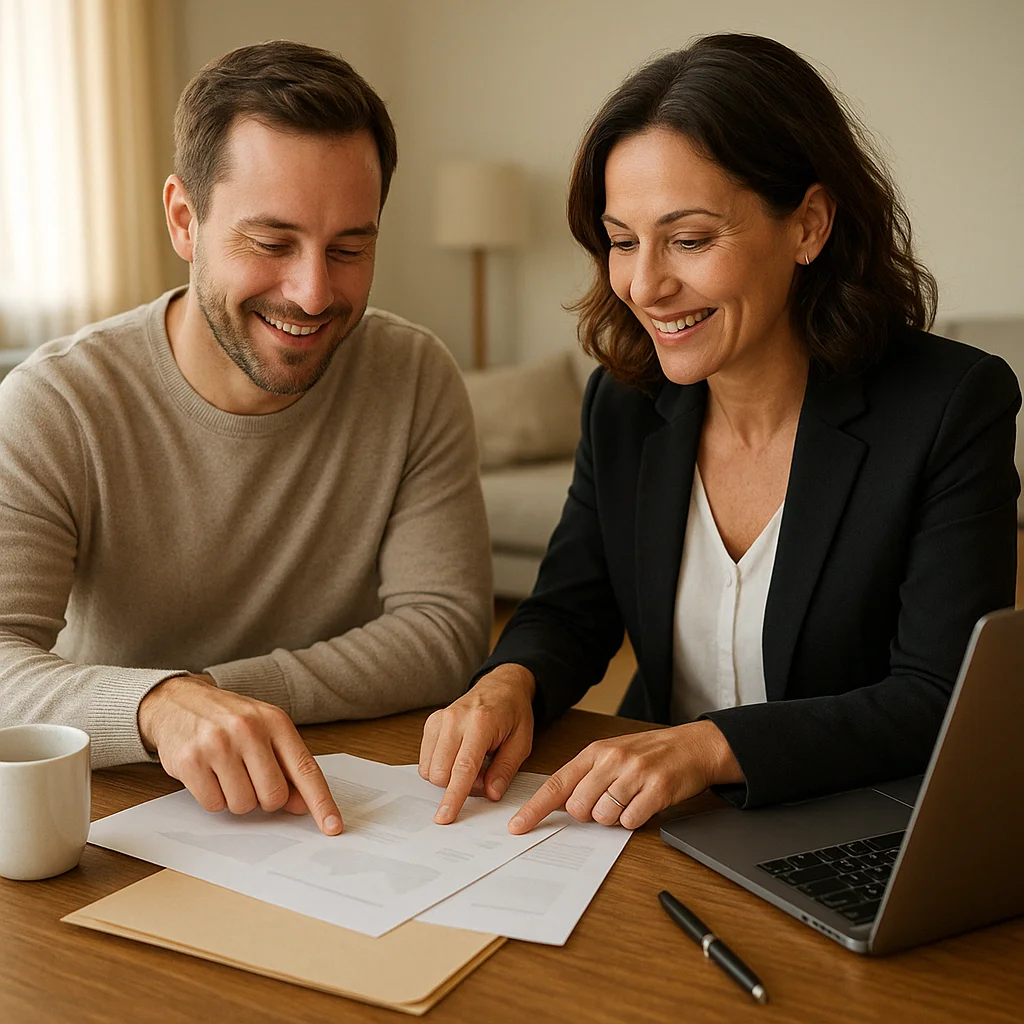 Cash home buyer in Covington Washington reviewing fair cash offer and market listing options