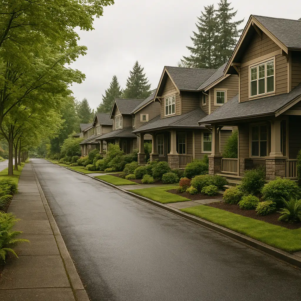 Sell my house fast in Kirkland WA - residential neighborhood in King County