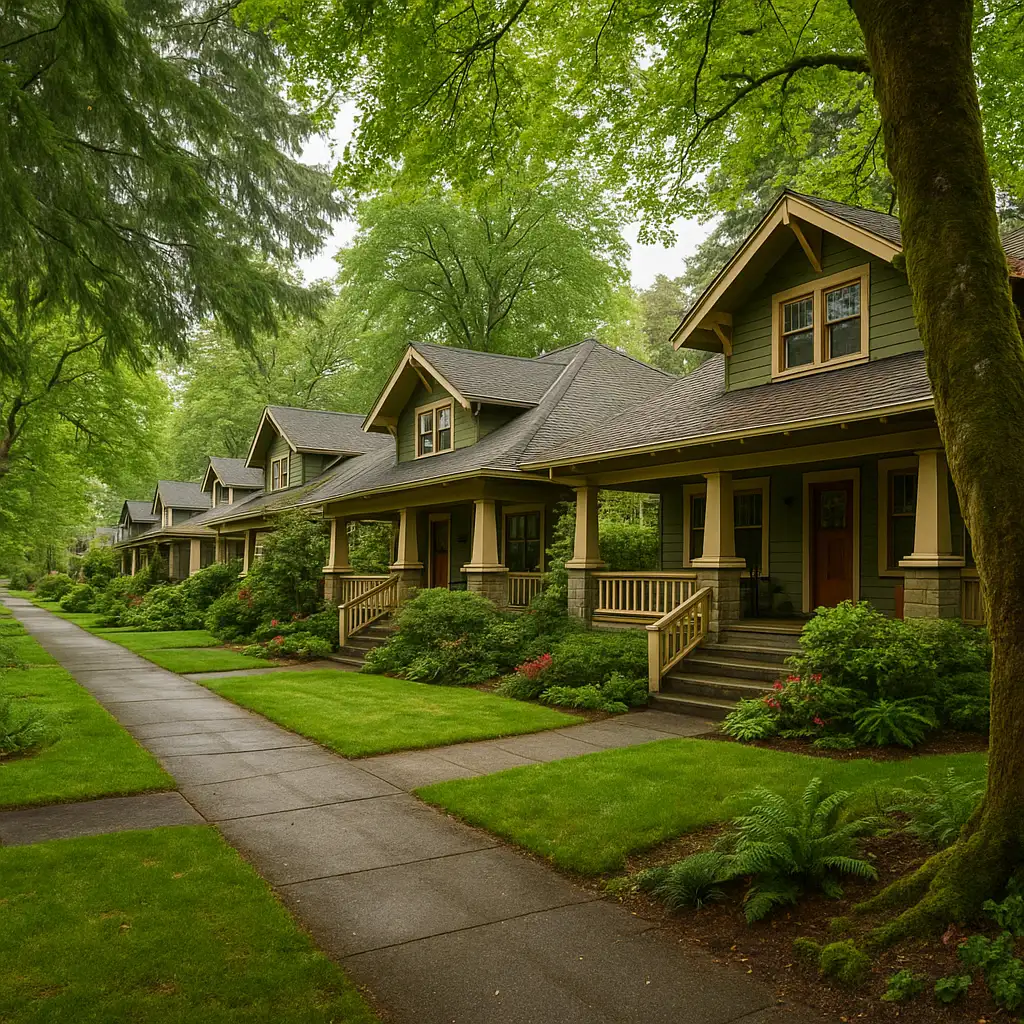 We buy houses in Olympia WA - residential neighborhood in Thurston County