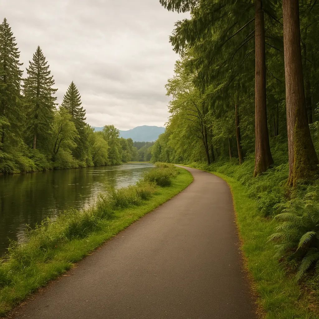 Bothell neighborhood with modern homes and green spaces