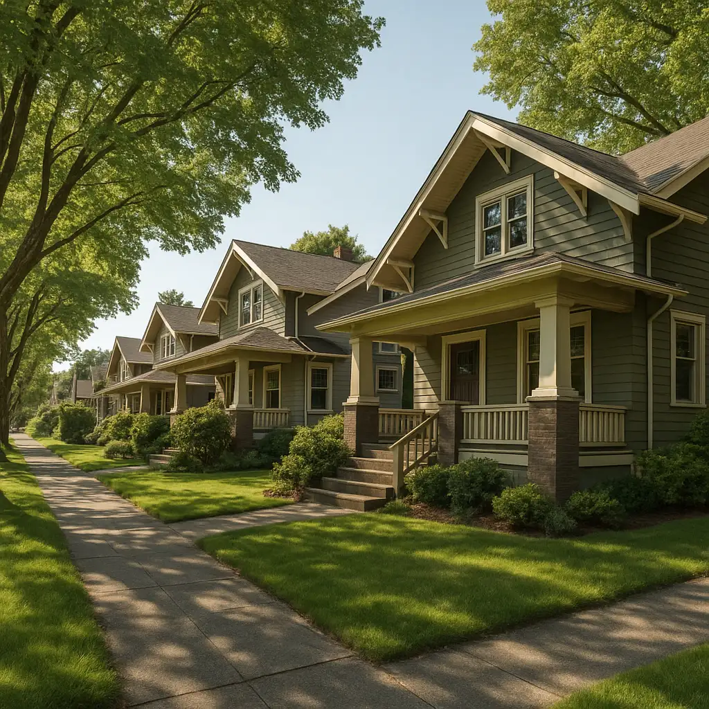 Sell your house in foreclosure in Seattle WA - residential neighborhood street