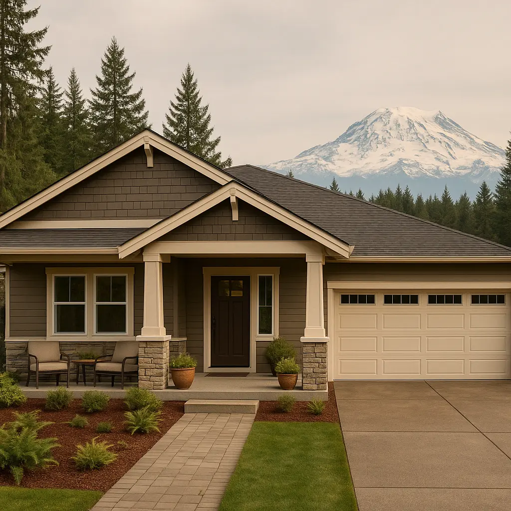 Sell your house fast when relocating from Puyallup WA - Pierce County home with Mount Rainier views