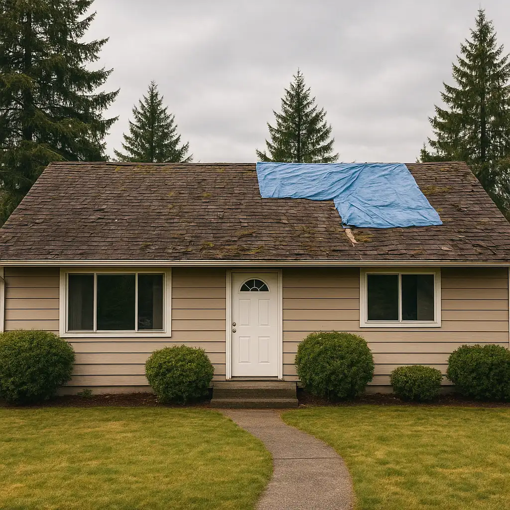 Sell a house needing roof repairs in Burien WA for cash as-is