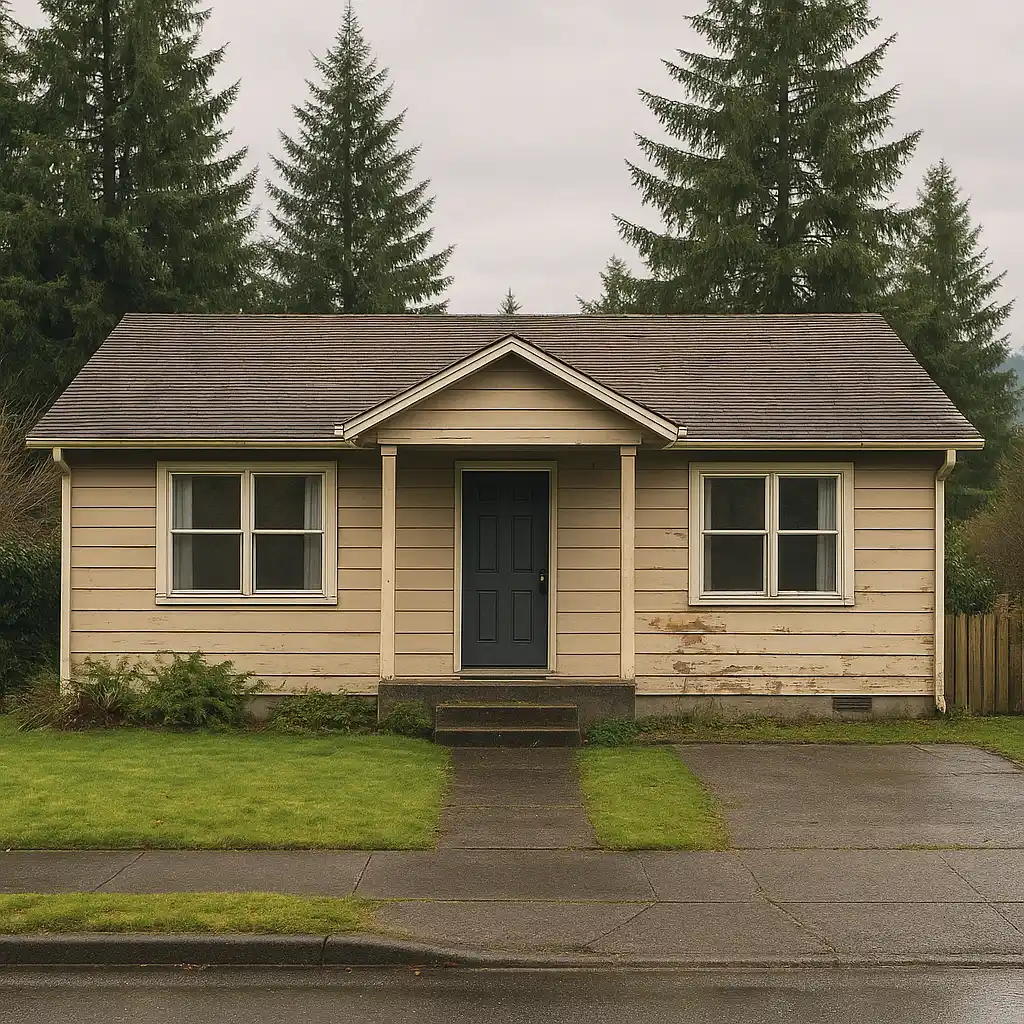 Kent WA home with repair needs near Green River Valley