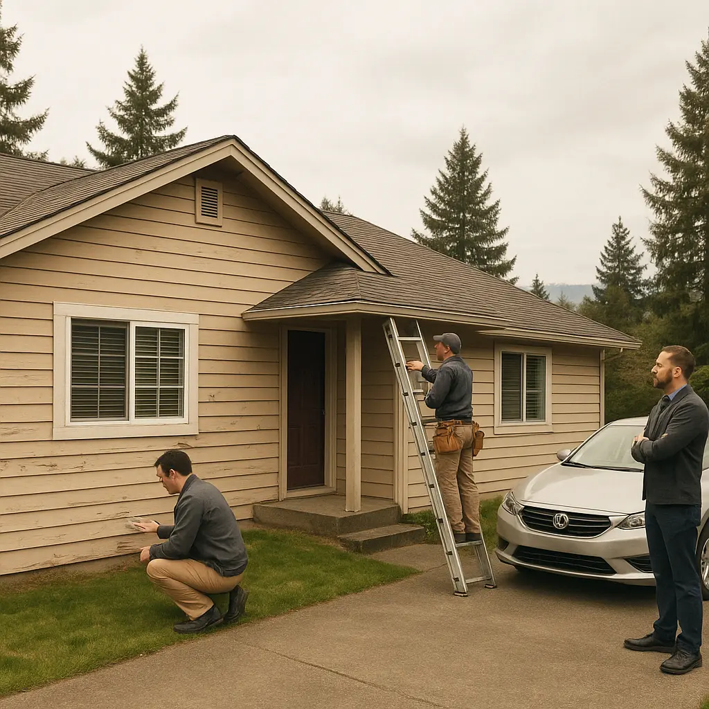 Longview WA home inspection repairs and as-is cash offer