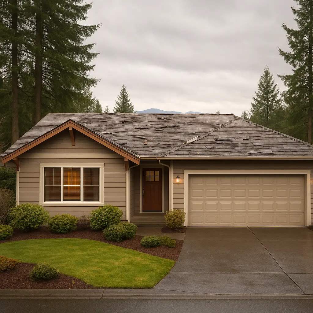 Sell a house needing roof repairs in Redmond WA for cash as-is