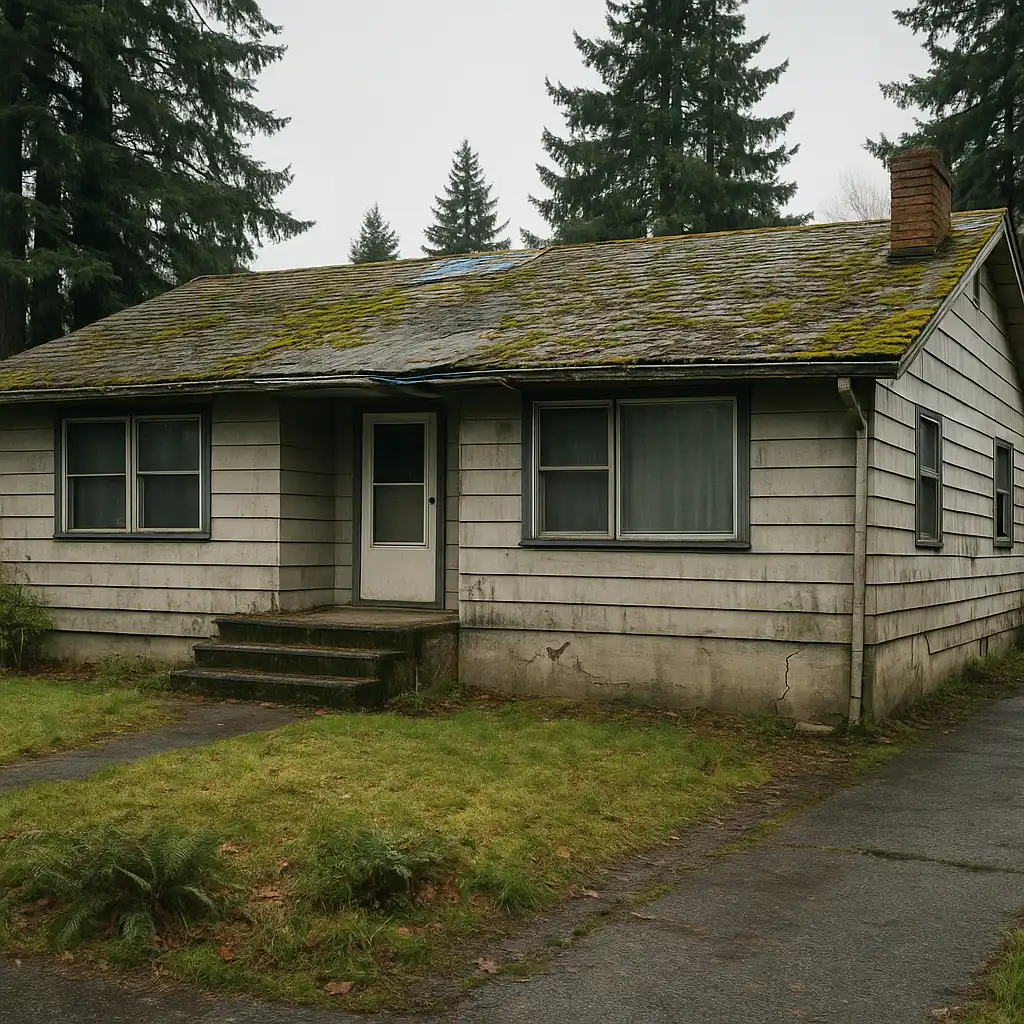 Sell a house needing roof and foundation repairs in Shoreline WA for cash as-is